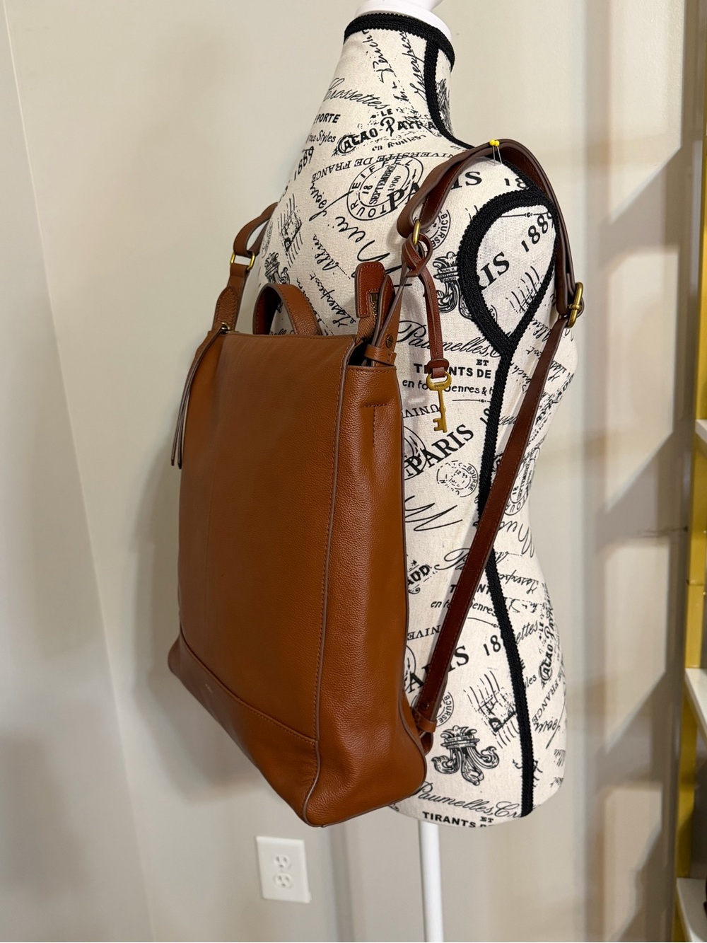 Fossil Elina Convertible Backpack Shoulder Bag Crossbody - Picture 4 of 14